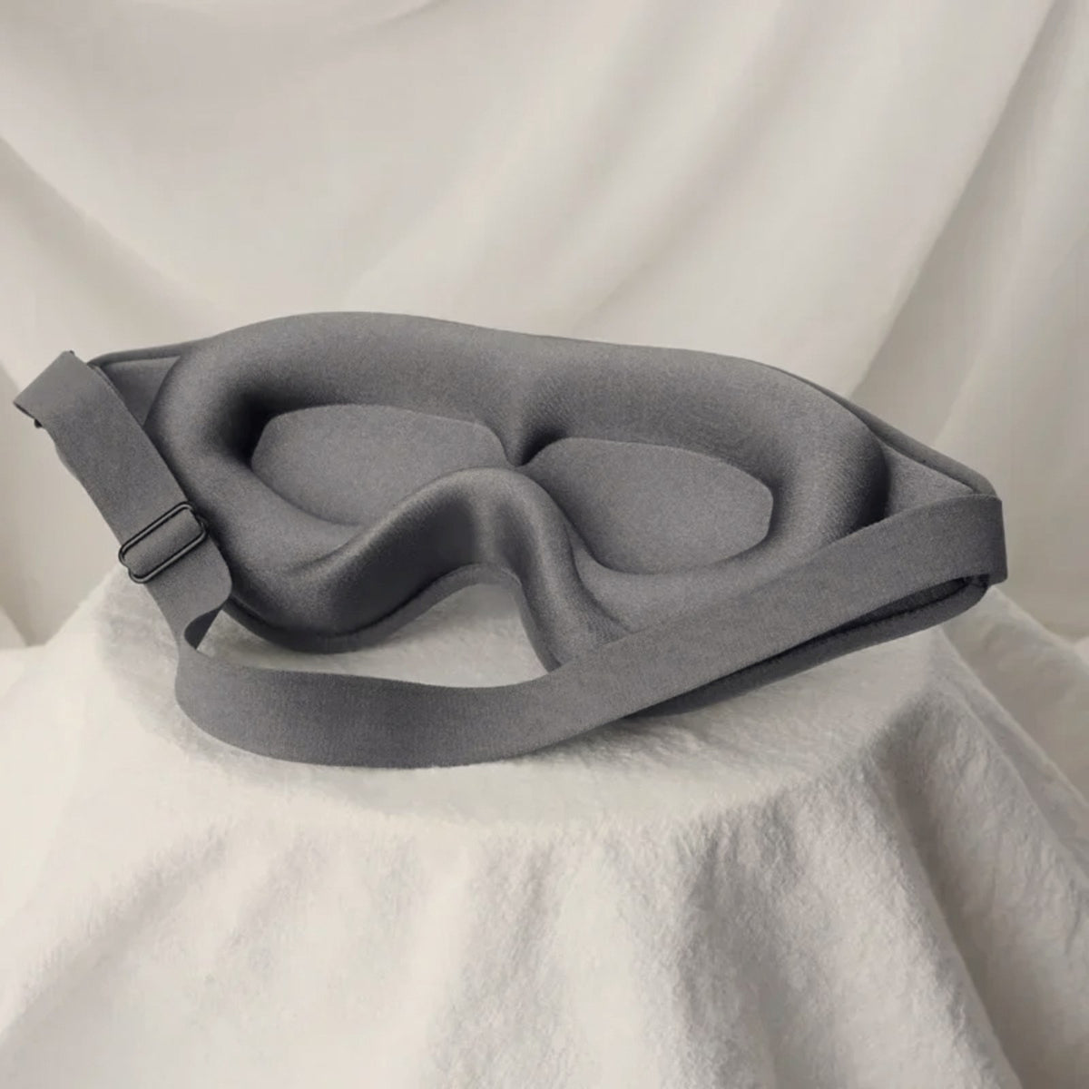 Masque de nuit 3D à coques profondes, gris