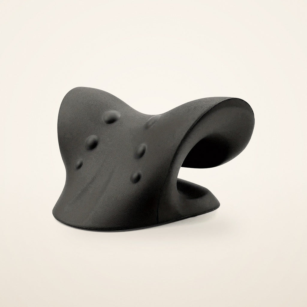 Coussin d’étirement nuque et épaules, noir