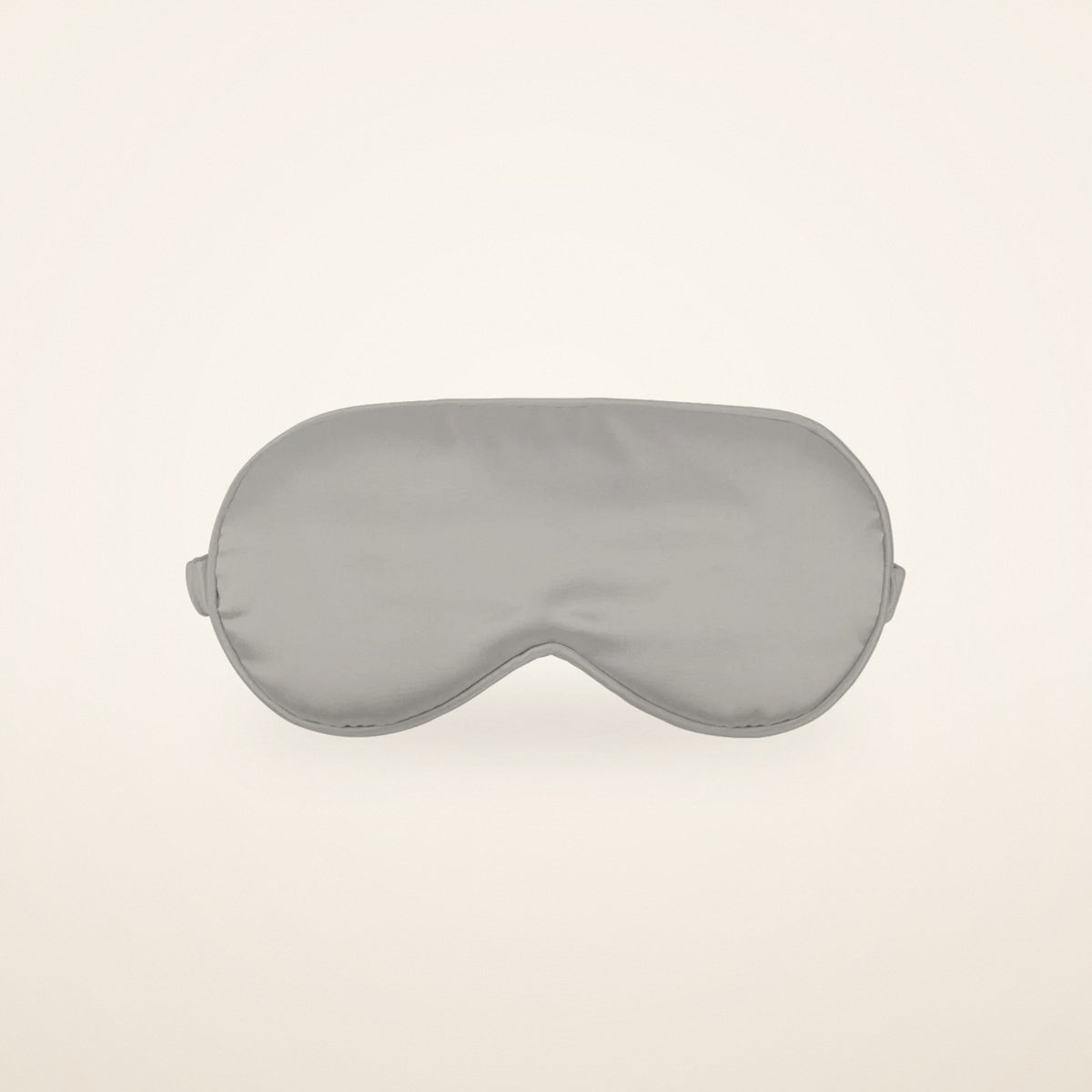 Masque de nuit satiné gris perle