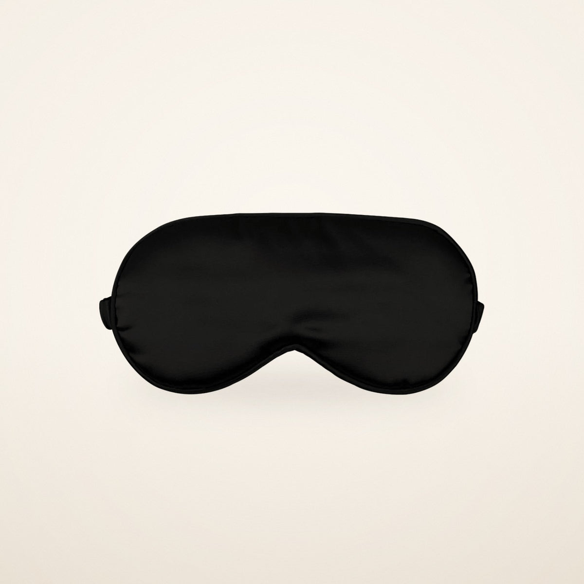 Masque de nuit satiné noir