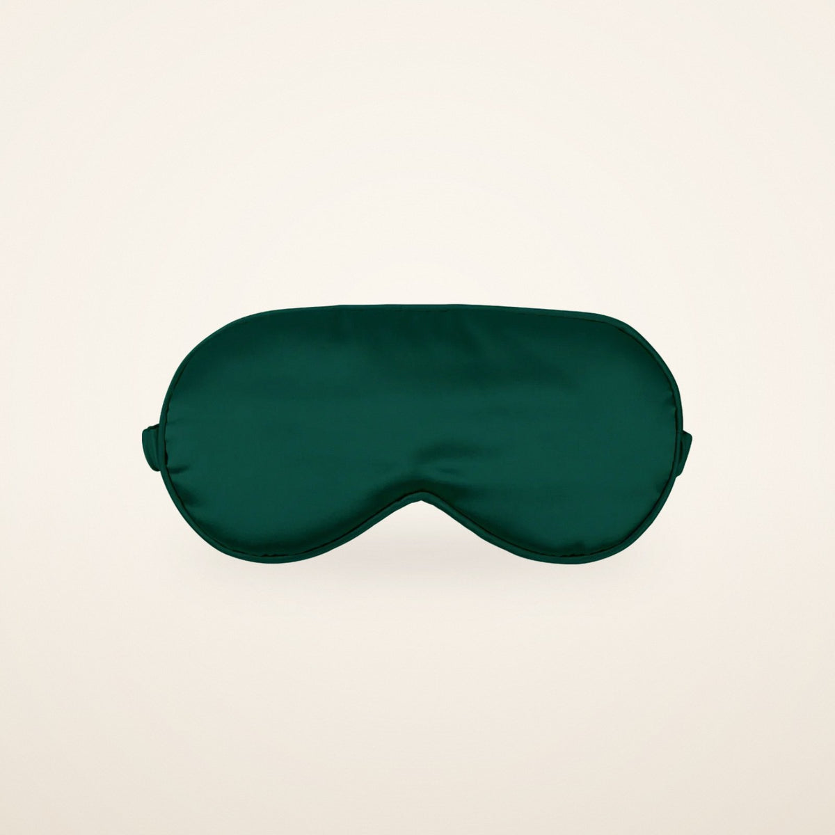 Masque de nuit satiné vert sapin